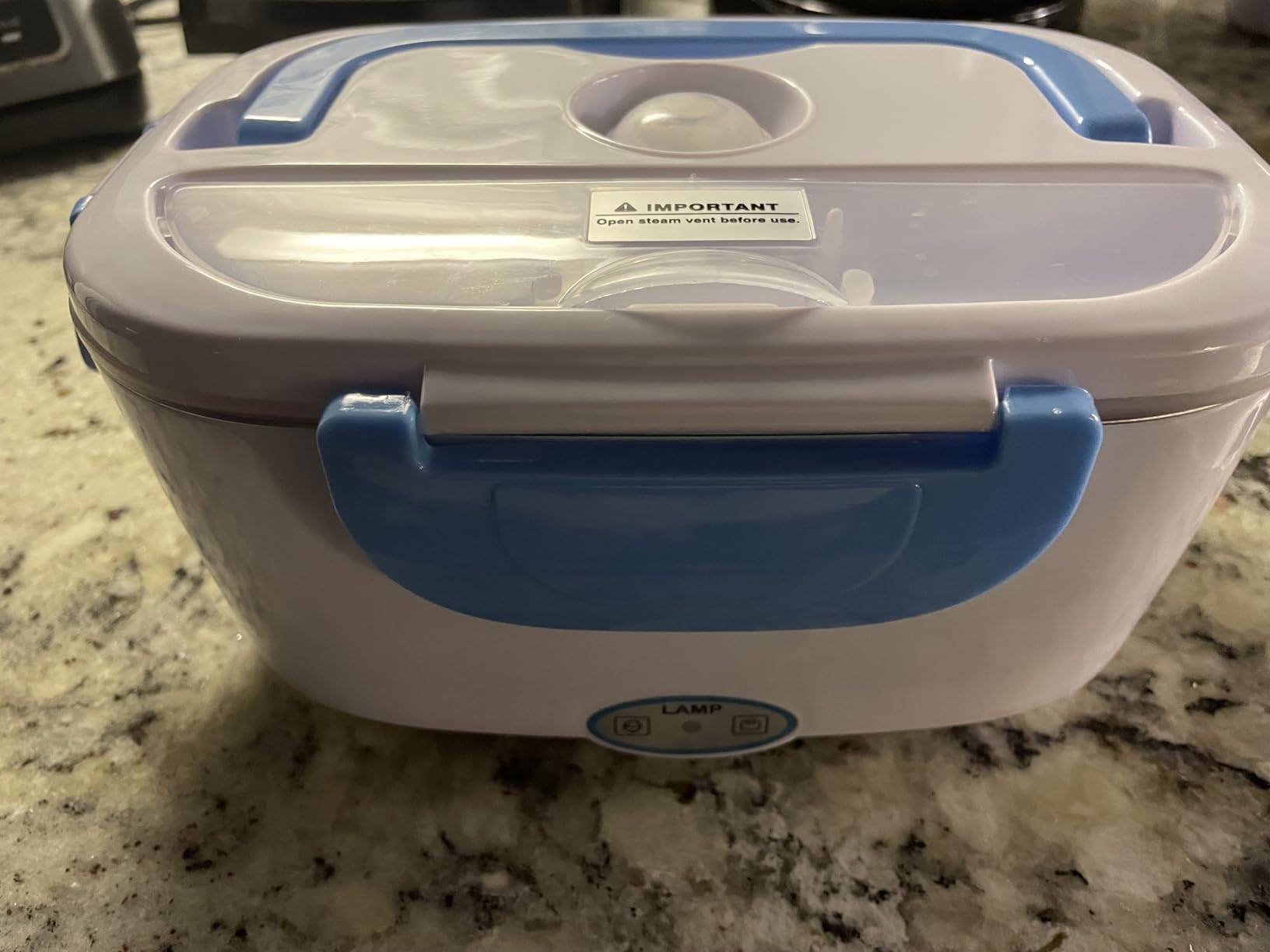 Cordless Heated Lunch Box for Work, 20000mAh Battery Powered Self Heating Food Warmer, 1.6L Portable Heated Lunchbox, Fast Heating, Leakproof, Perfect for Truck Drivers, Construction & Outdoor Use customer photo 2