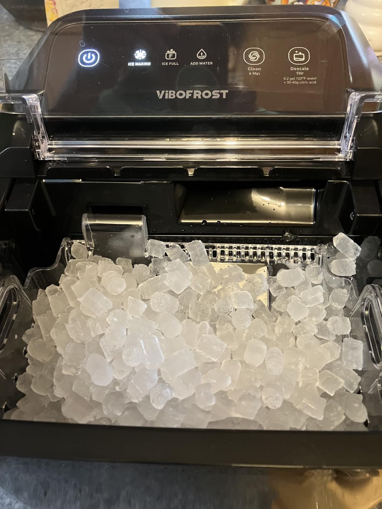 Nugget Ice Maker Countertop, Soft Chewable Pellet Ice, 35lbs/Day customer photo 1