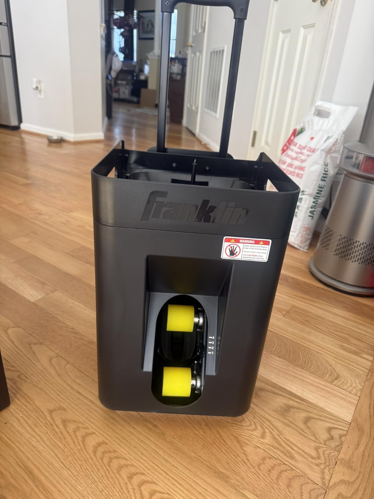 Franklin Sports Pickleball Launcher - Portable Auto Launcher - 5 Speeds, 4 Angles, Shuffle Mode - Rechargeable - Battery NOT Included customer photo 1