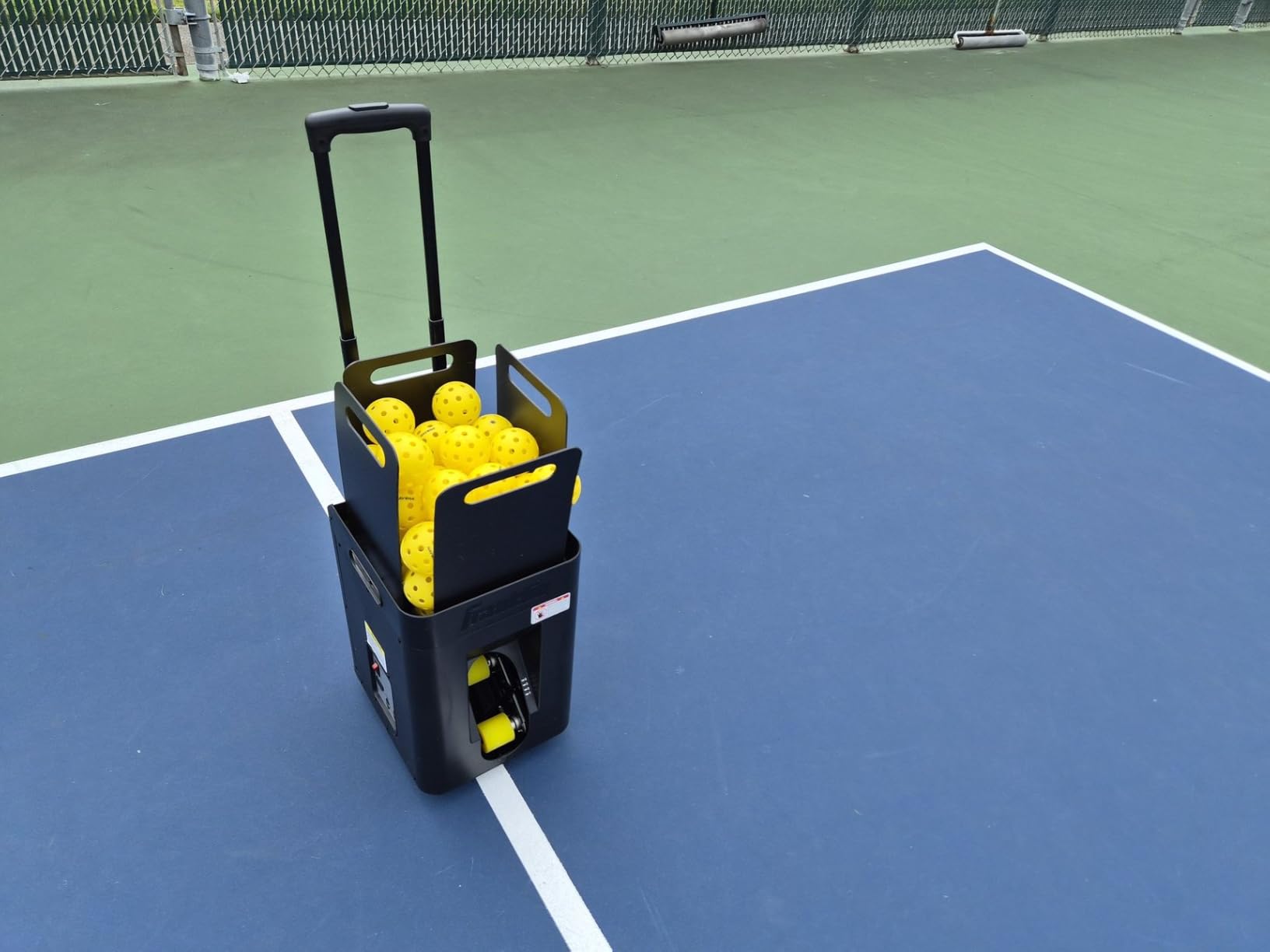Franklin Sports Pickleball Launcher - Portable Auto Launcher - 5 Speeds, 4 Angles, Shuffle Mode - Rechargeable - Battery NOT Included customer photo 2