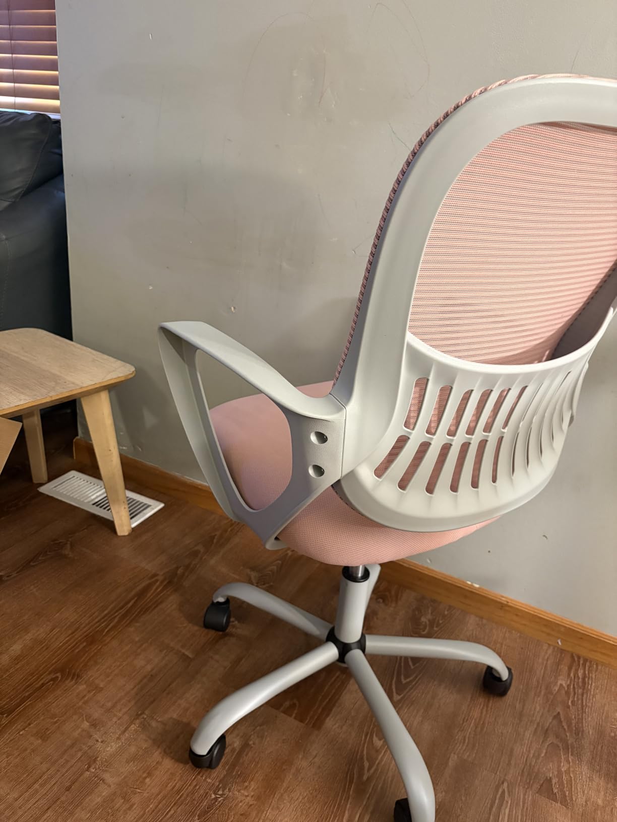 Sweetcrispy Computer Desk Chair, Swivel Task Chair with Lumbar Support customer photo 1