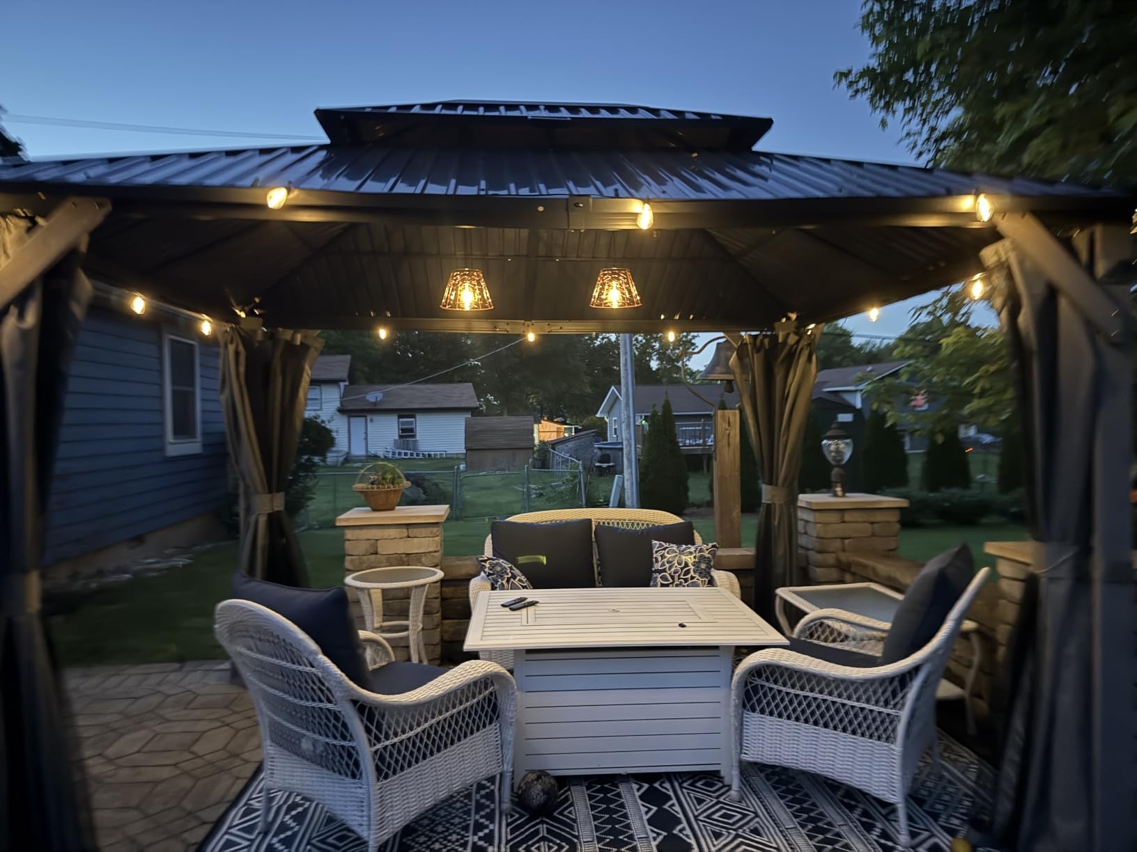 GARTOO 10’x12’ Outdoor Wood Gazebo customer photo 2