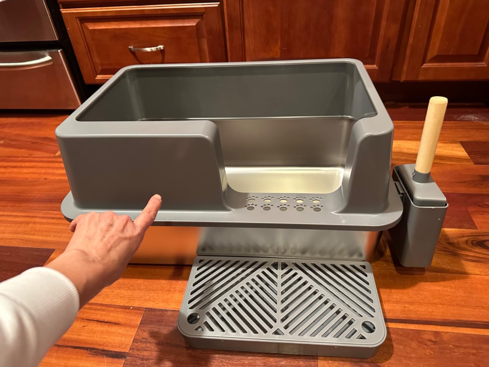 Happypaw XXXL Open-Top Automatic Self Cleaning Litter Box for Multiple Cats customer photo 1