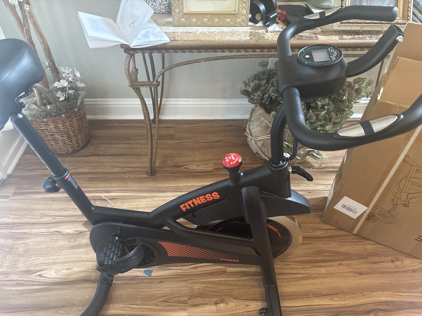 CURSOR Exercise Bike, Magnetic Friction Stationary Bikes for Home with APP customer photo 1