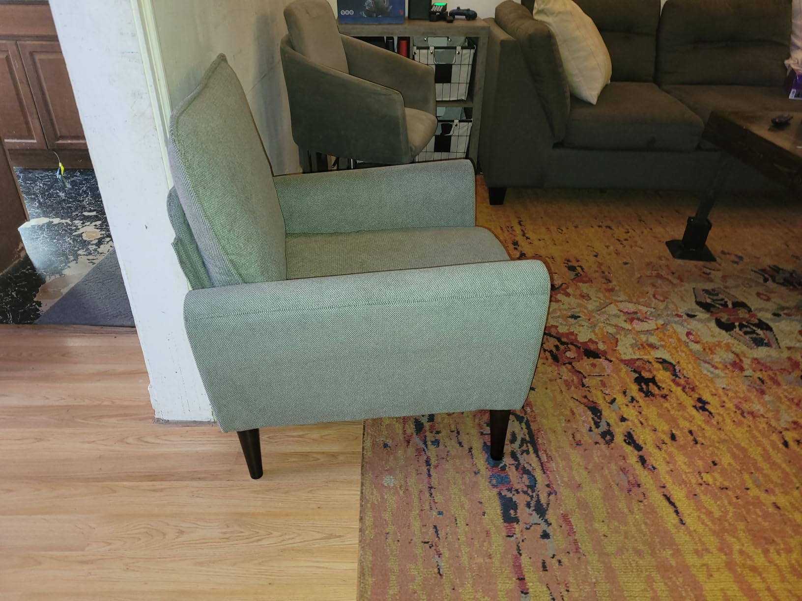 OLIXIS Comfy Accent Chair for Living Room Bedroom and Waiting Room customer photo 2