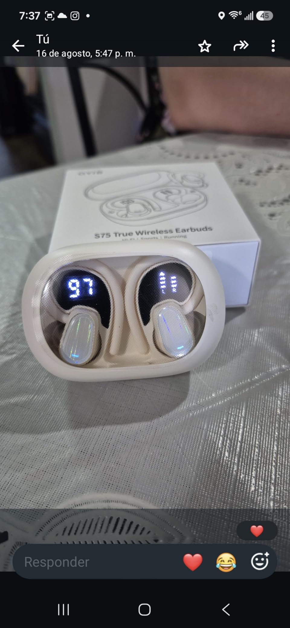 Wireless Earbuds Bluetooth 5.4, 50H Playtime Sport Earphones with Earhooks customer photo 1
