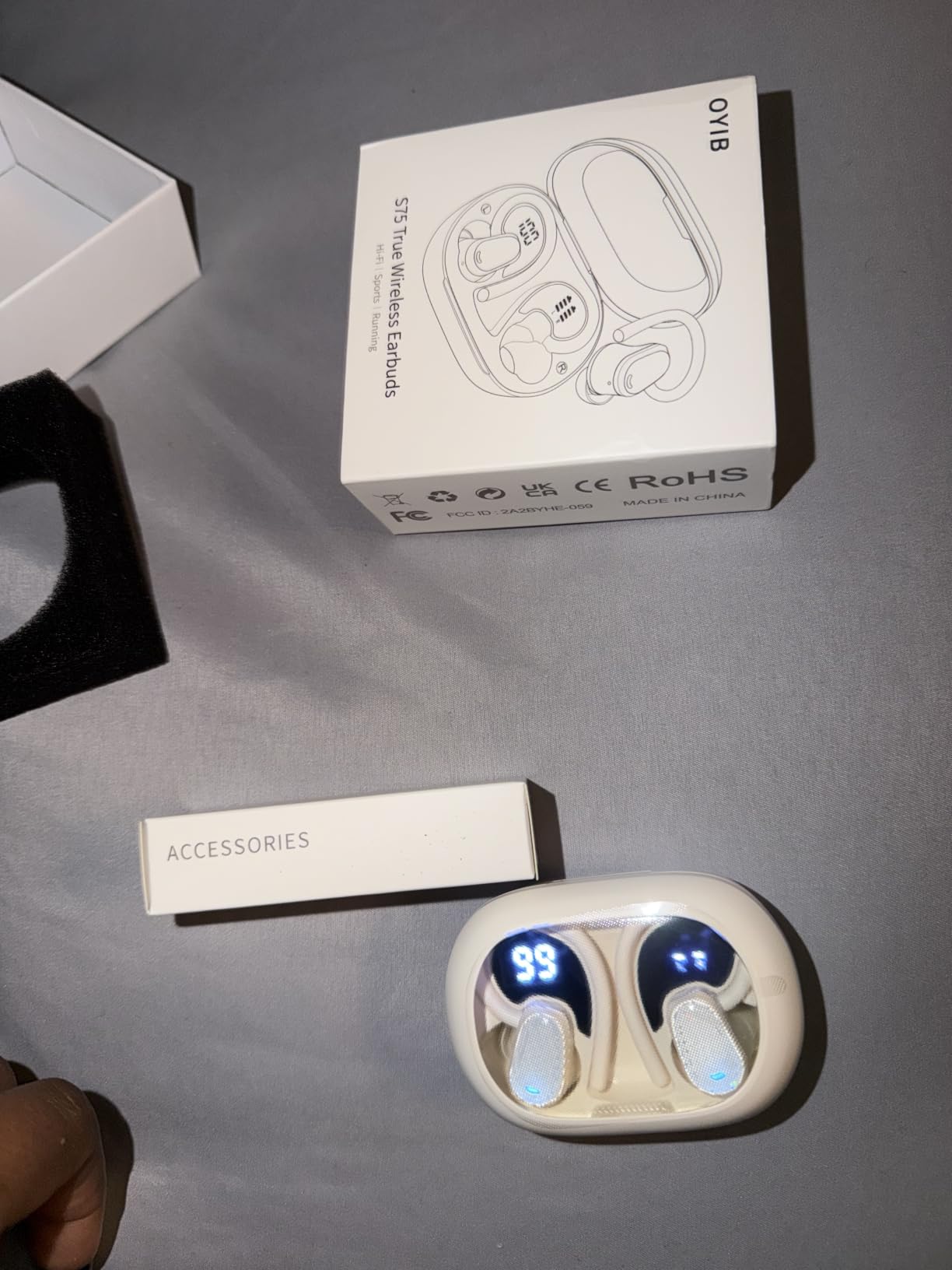 Wireless Earbuds Bluetooth 5.4, 50H Playtime Sport Earphones with Earhooks customer photo 2