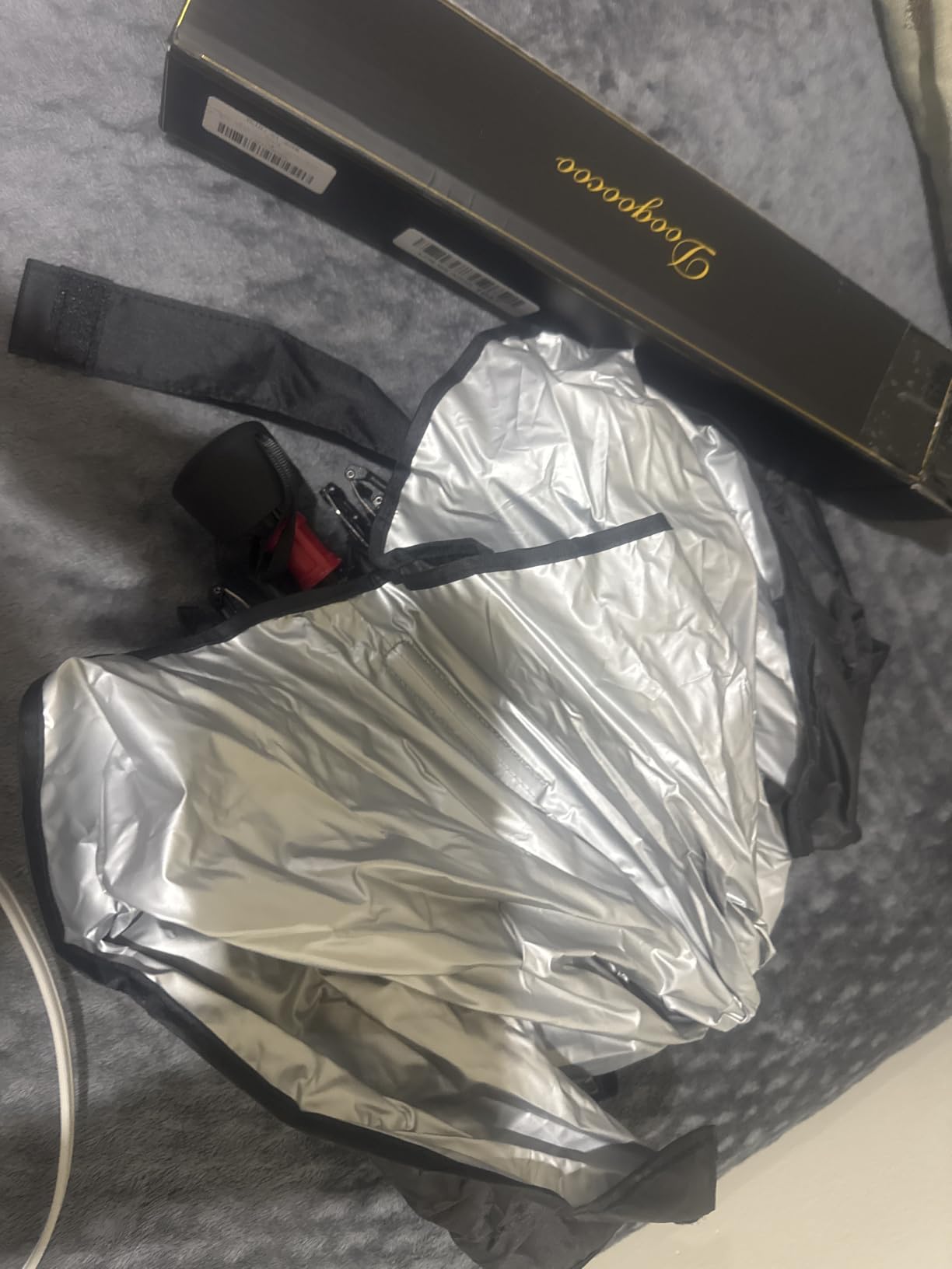 [2026 Upgraded] DooGooCoo Windshield Sun Shade Umbrella for Jeep Wrangler & Gladiator 2011-2026 [100% Sunlight Blocked, Cooling Ice Crystal] Sunshade for Car Windshield for Wrangler Sunshade. customer photo 2