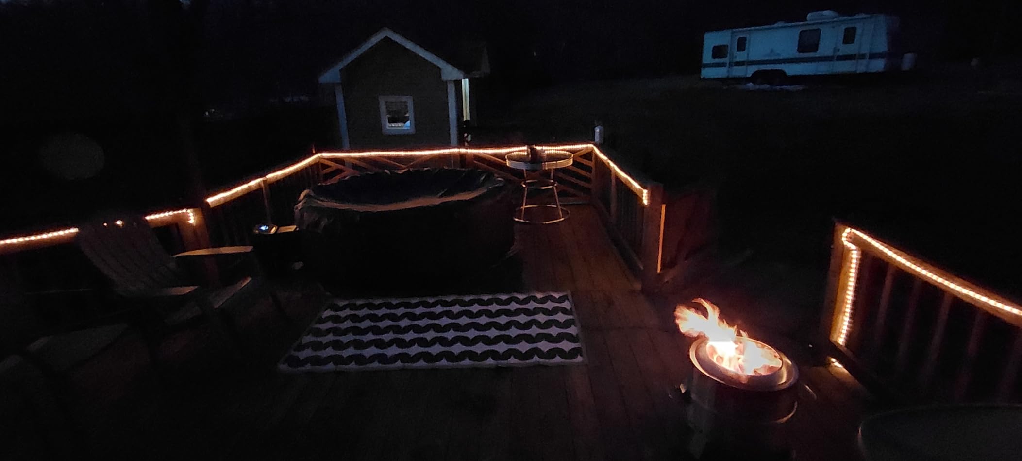 2 Person Inflatable Hot Tub, Portable Outdoor Spa with Air Jets customer photo 2