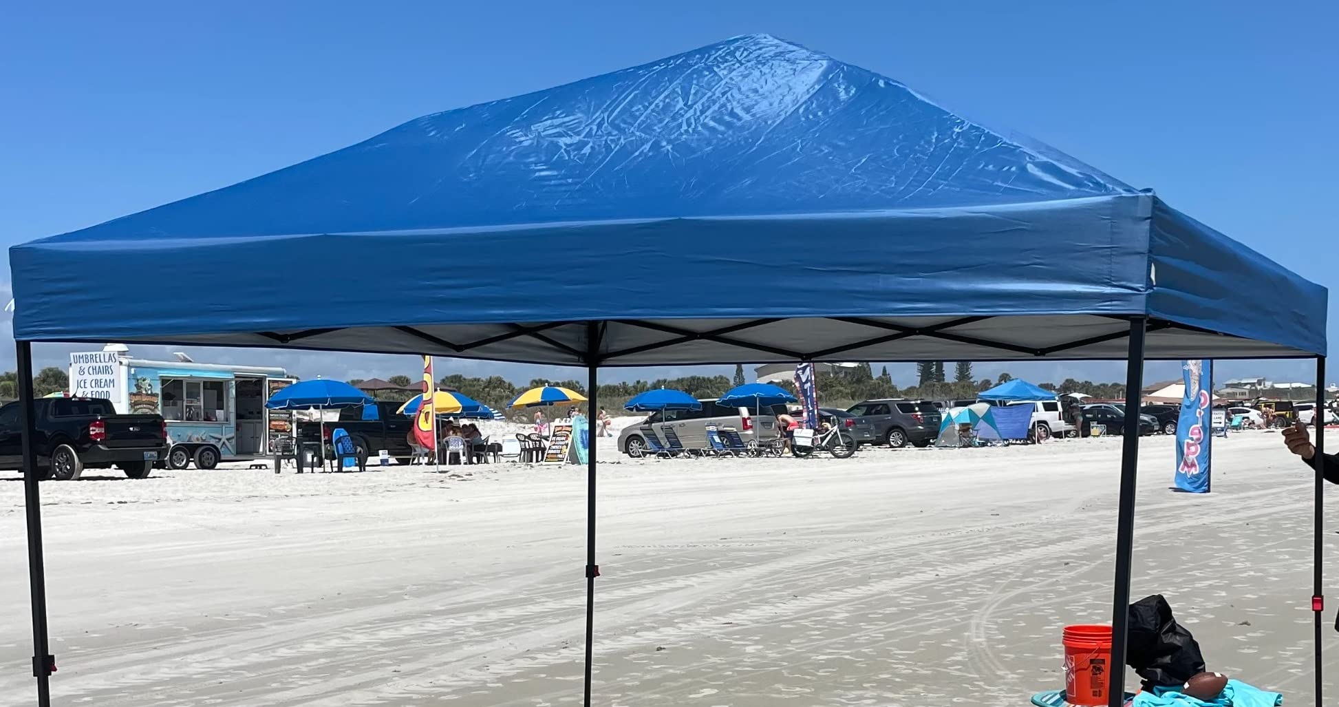 Tooluck 12x20 Hardtop Gazebo on Clearance with Metal Roof & Drainage System, Heavy Duty Galvanized Steel Gazebo with Aluminum Frame, Privacy Curtains and Netting, for All-Weather, Black customer photo 1