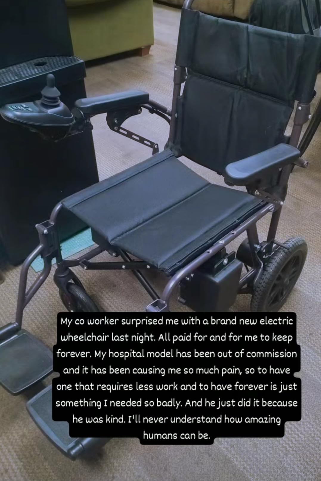 Premium Lightweight Foldable Electric Wheelchairs for Adults,Seniors customer photo 1