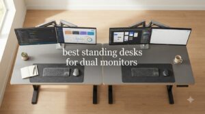 best standing desks for dual monitors