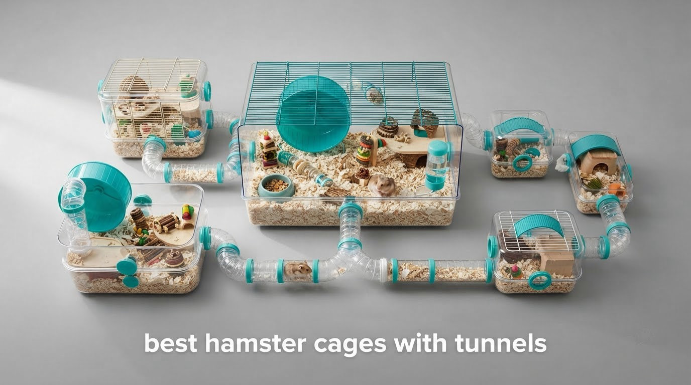 best hamster cages with tunnels