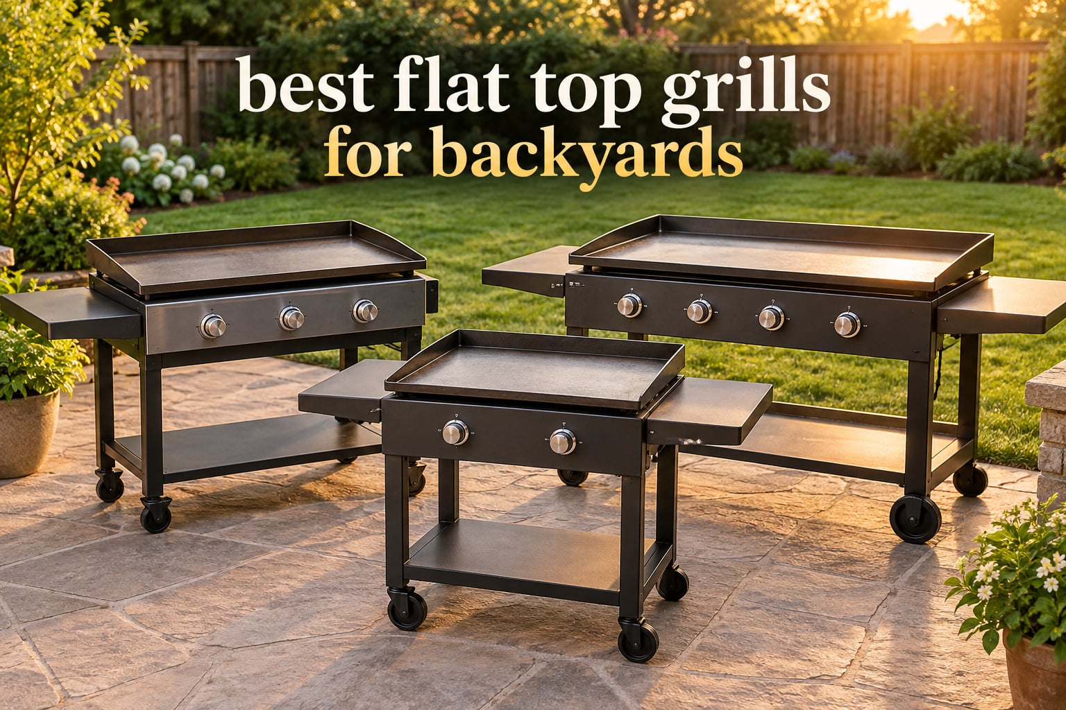 best flat top grills for backyards