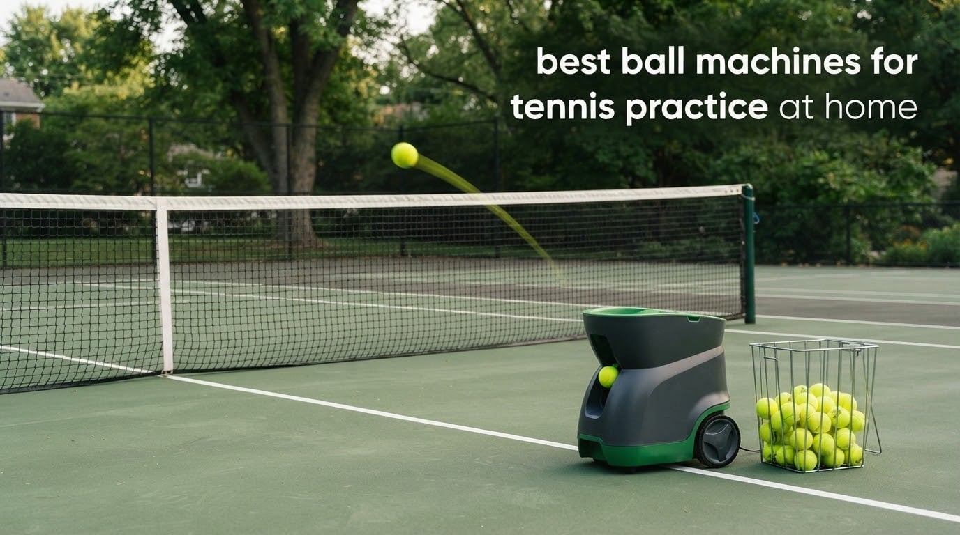 best ball machines for tennis practice at home