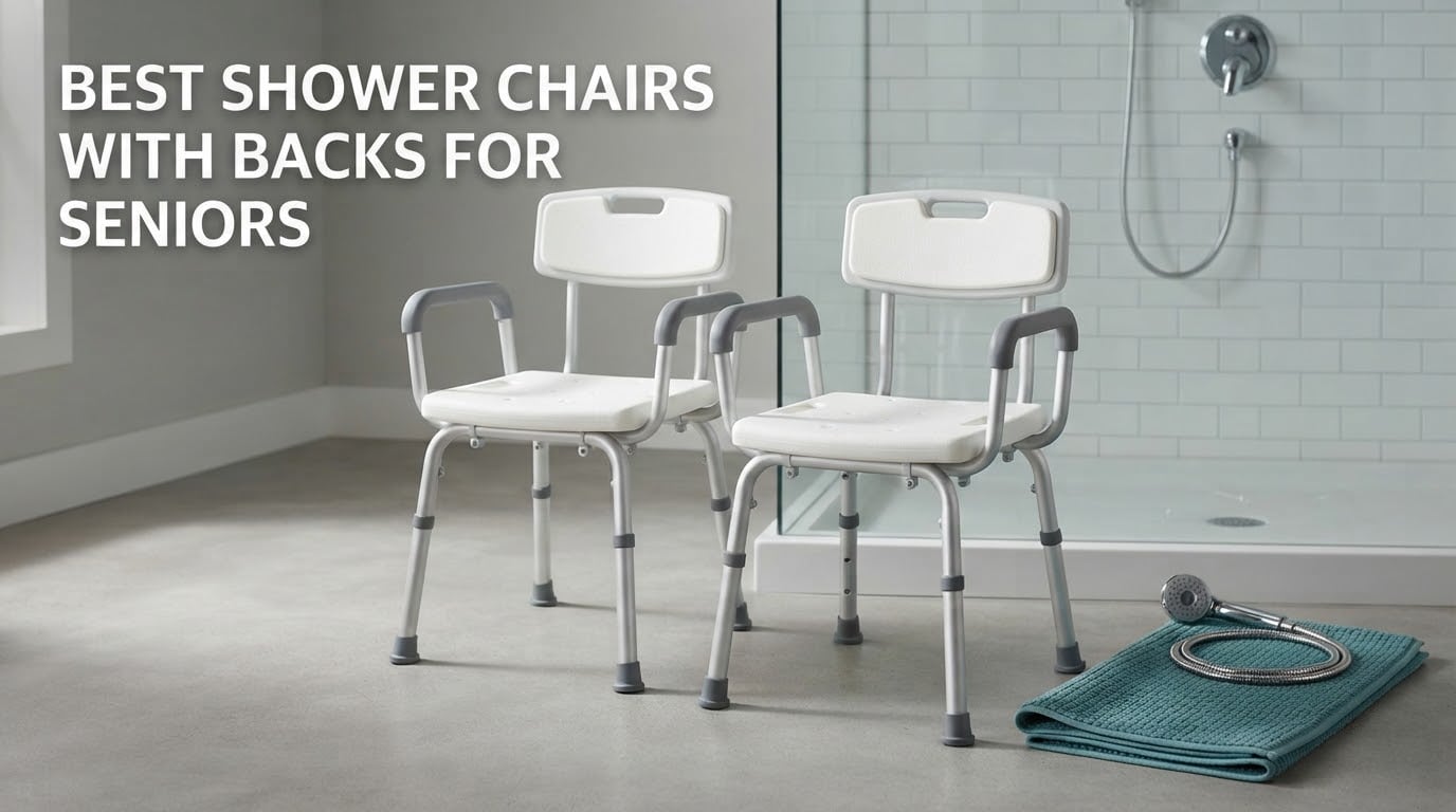 best shower chairs with backs for seniors