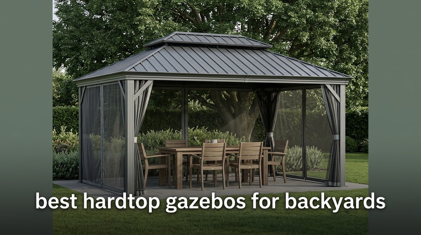 best hardtop gazebos for backyards