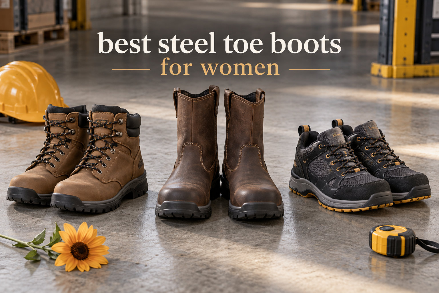 best steel toe boots for women