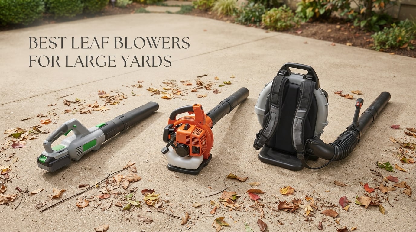 best leaf blowers for large yards