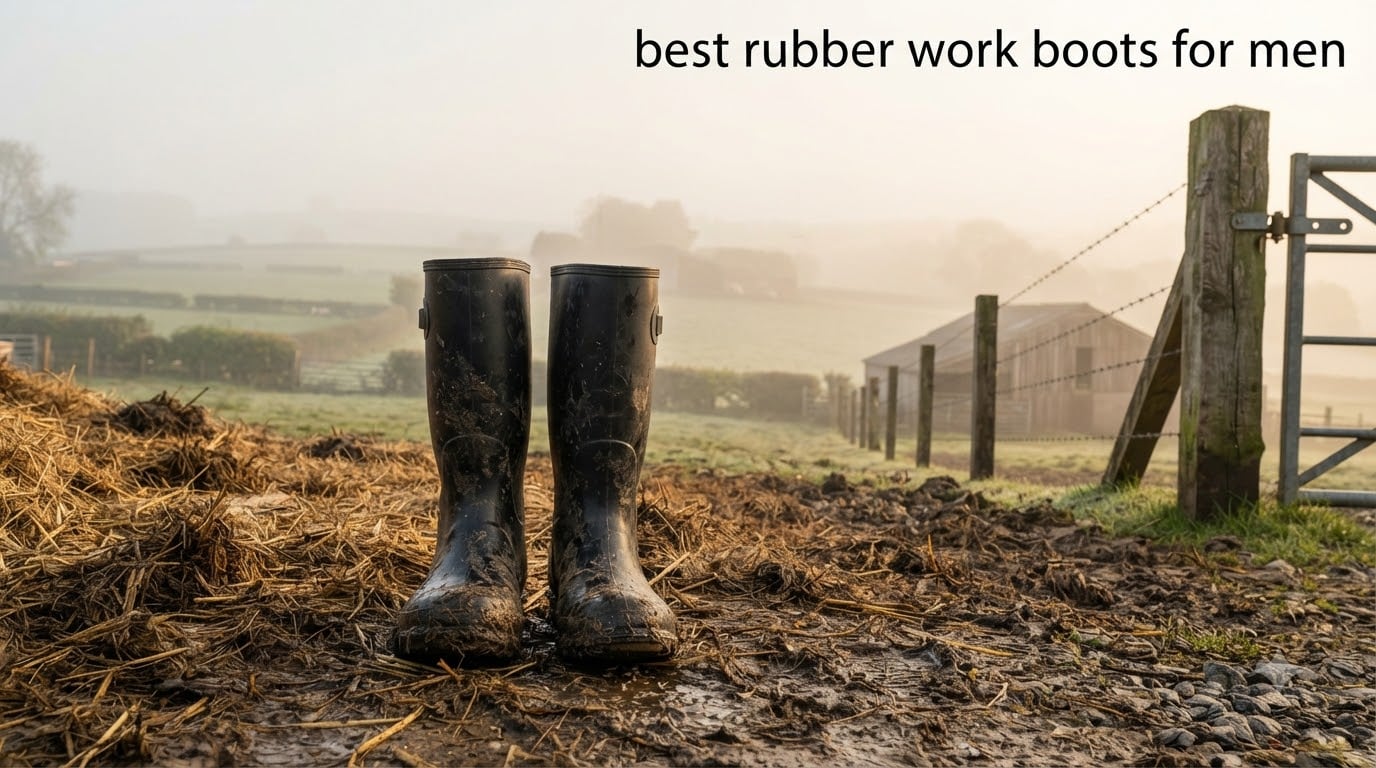 best rubber work boots for men