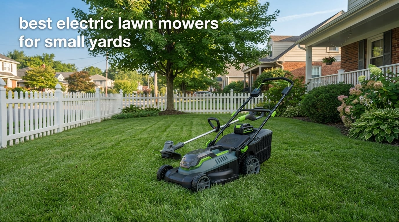 best electric lawn mowers for small yards