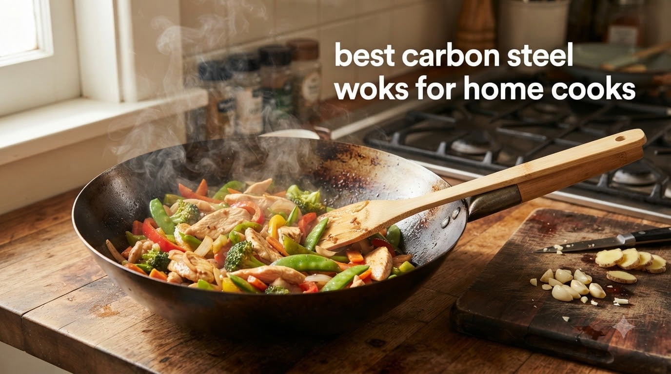 best carbon steel woks for home cooks