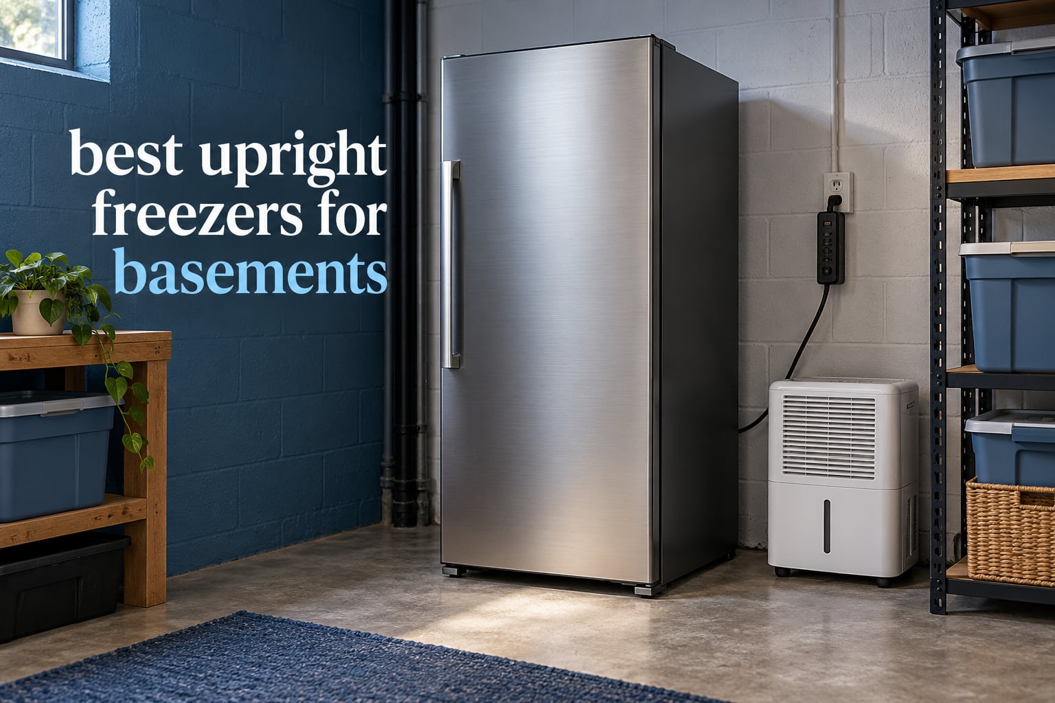 best upright freezers for basements