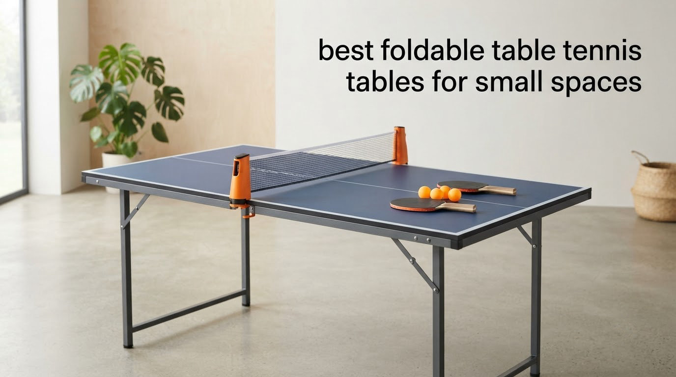 best foldable table tennis tables for small spaces