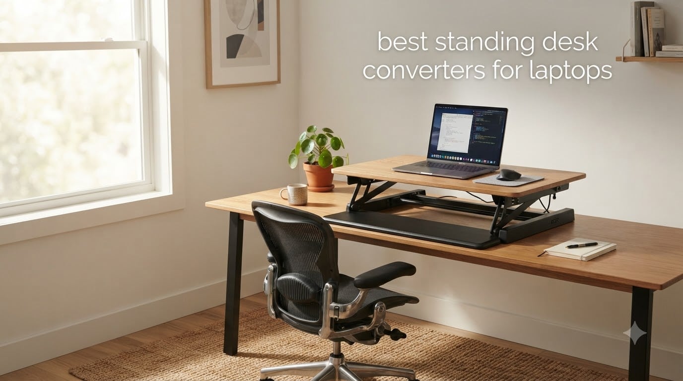 best standing desk converters for laptops