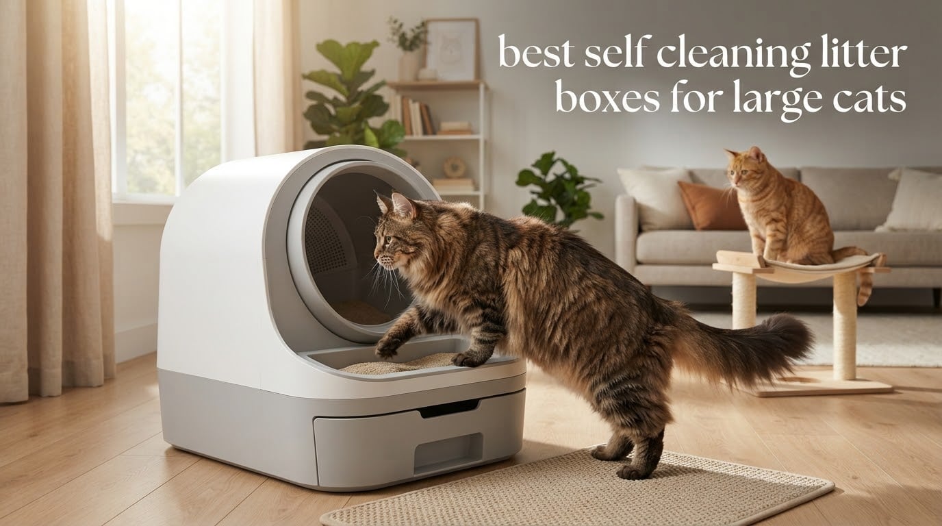 best self cleaning litter boxes for large cats