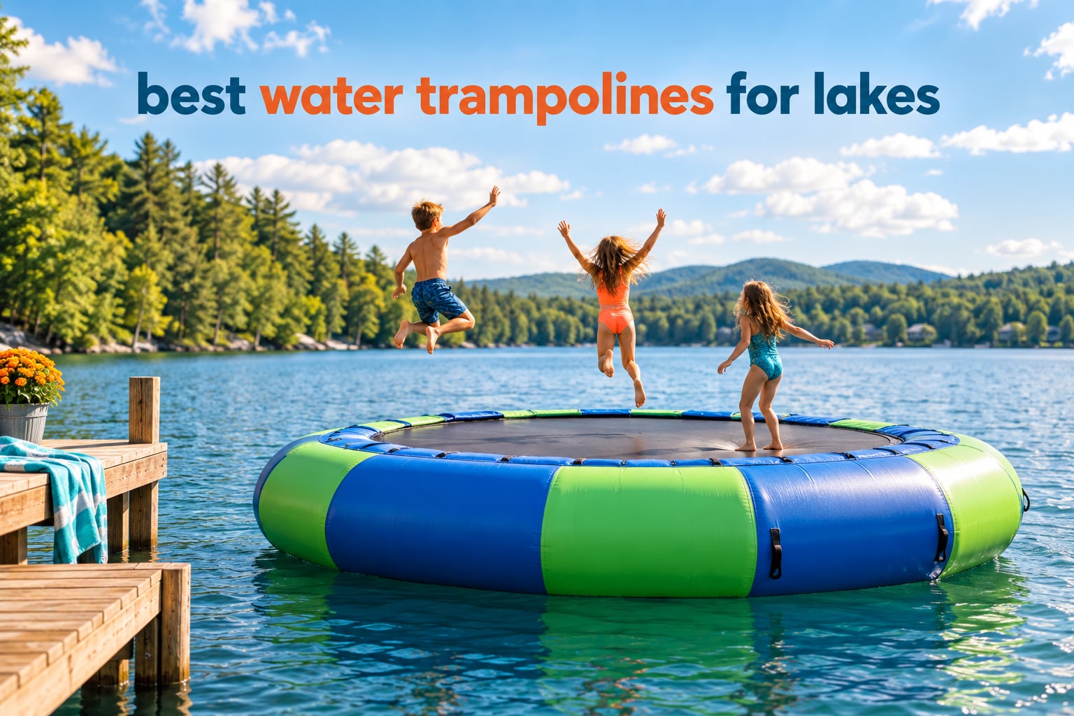 best water trampolines for lakes