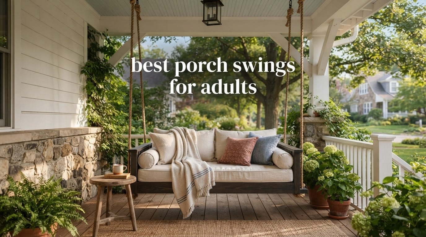 best porch swings for adults