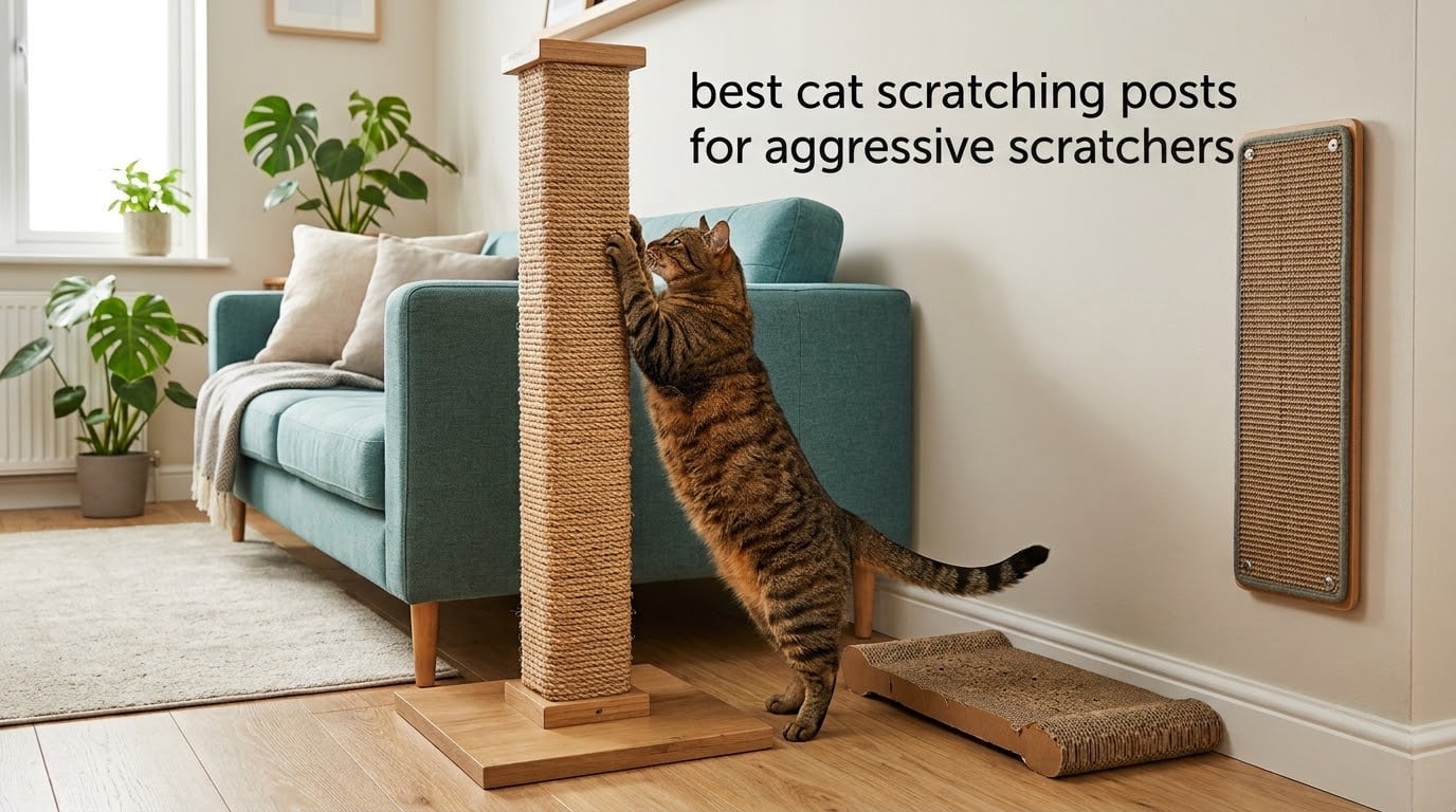 best cat scratching posts for aggressive scratchers