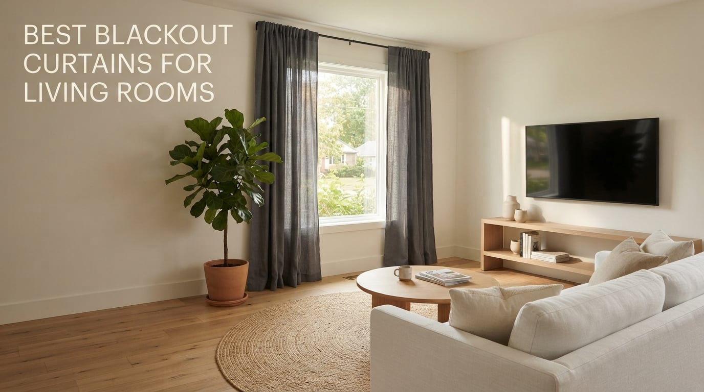 best blackout curtains for living rooms