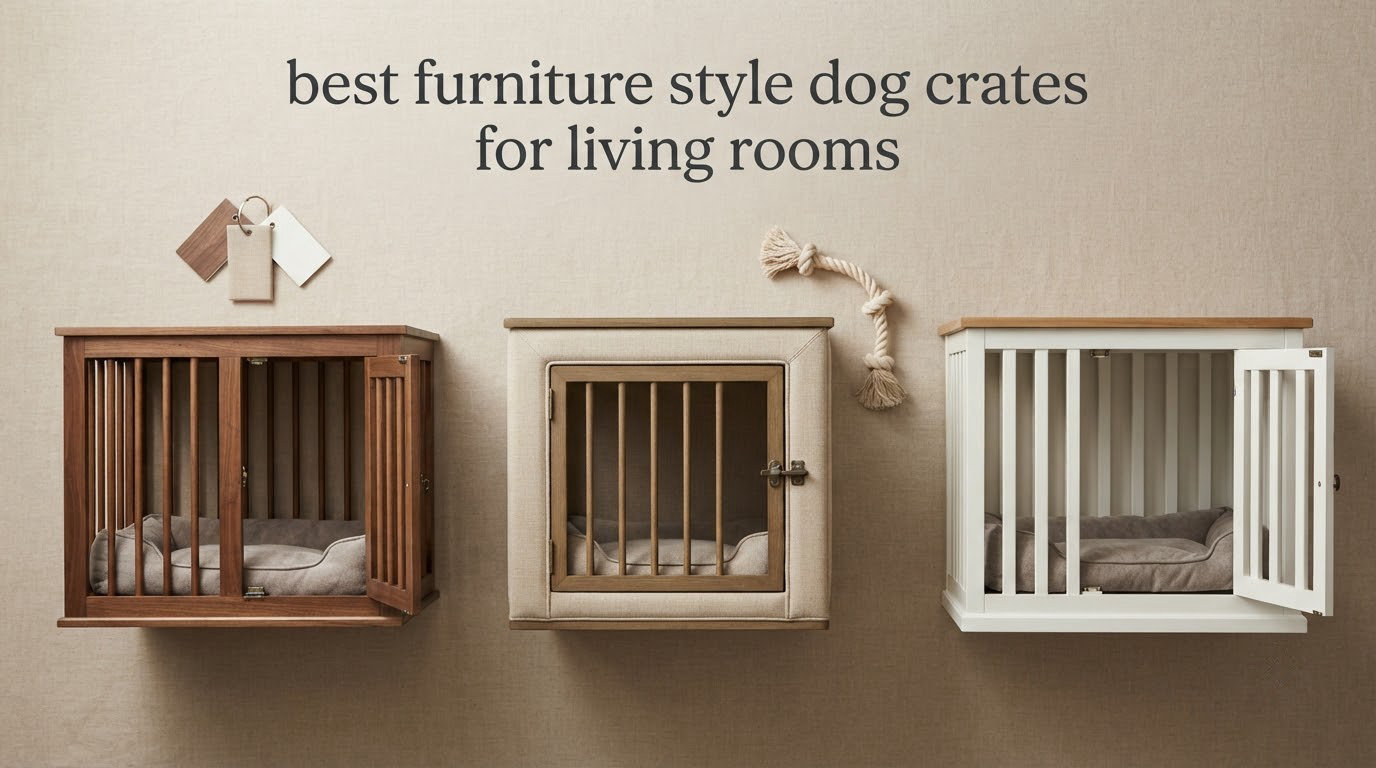 best furniture style dog crates for living rooms