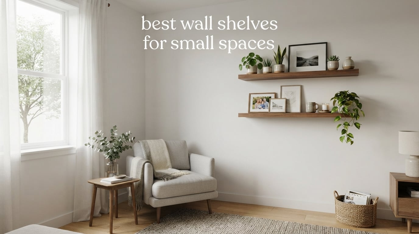 best wall shelves for small spaces
