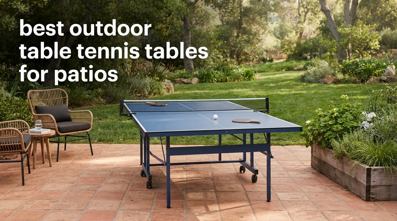 best outdoor table tennis tables for patios
