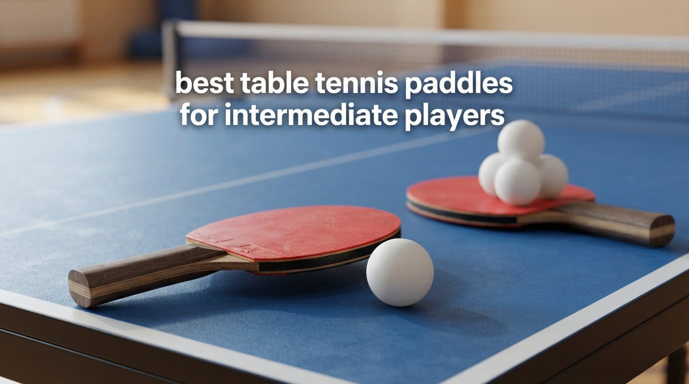 best table tennis paddles for intermediate players