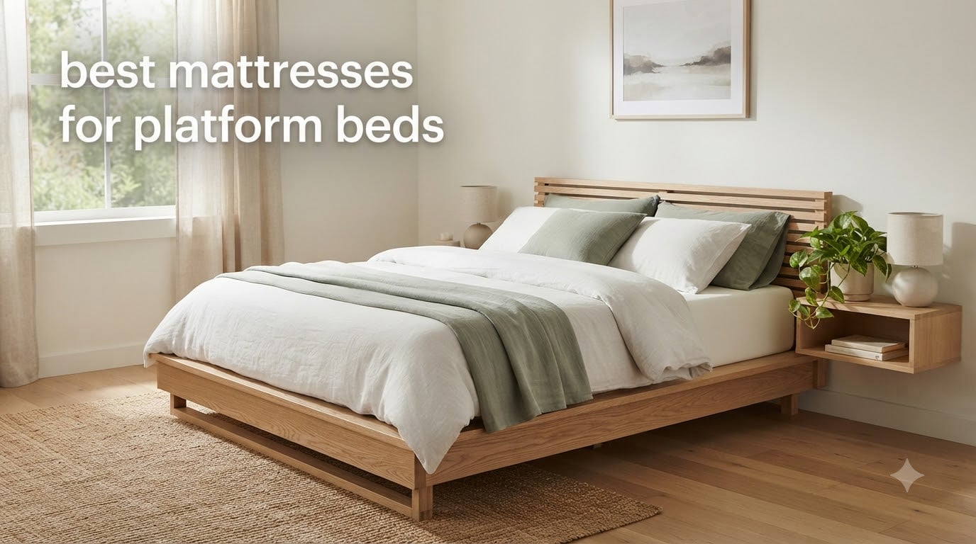 best mattresses for platform beds