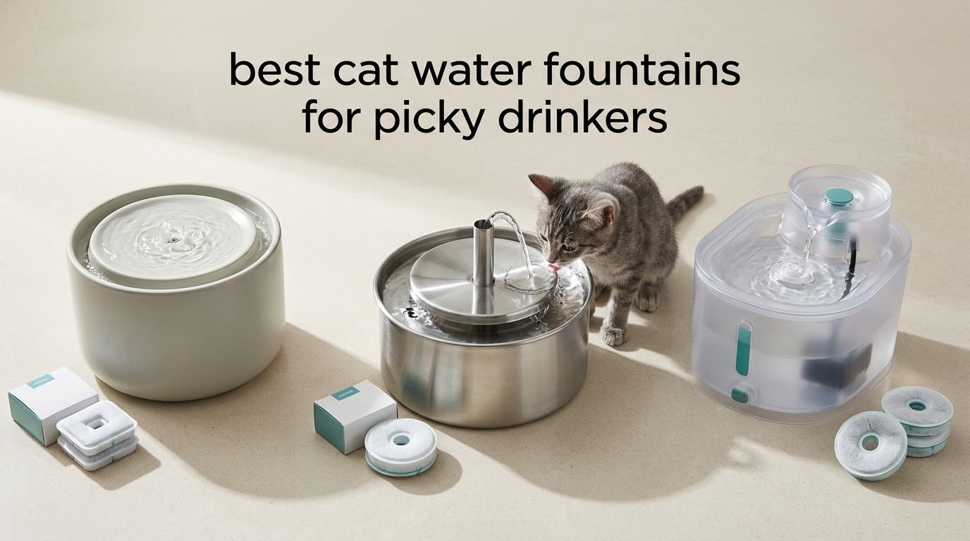 best cat water fountains for picky drinkers