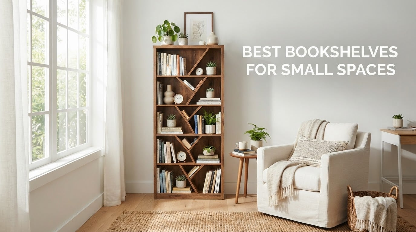 best bookshelves for small spaces