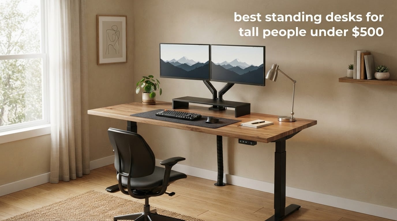 best standing desks for tall people under $500