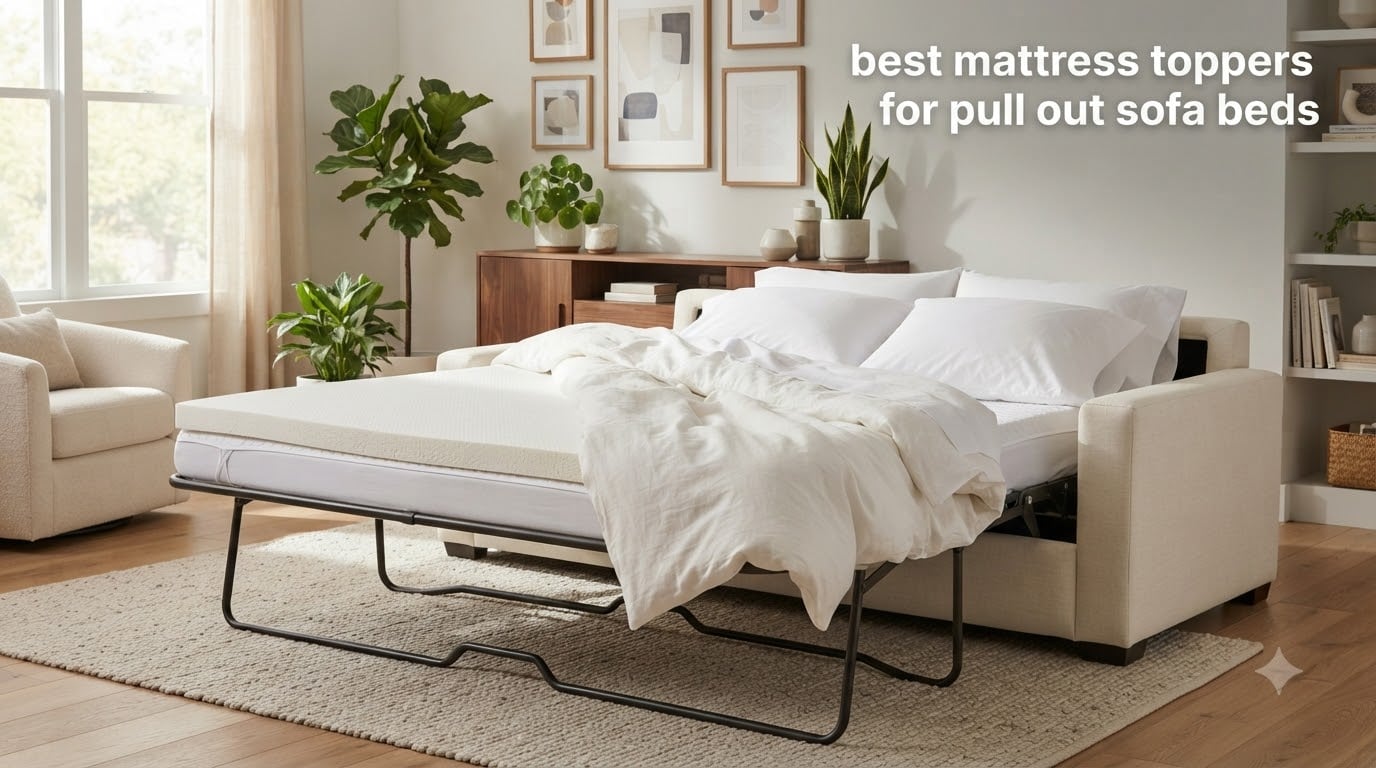 best mattress toppers for pull out sofa beds
