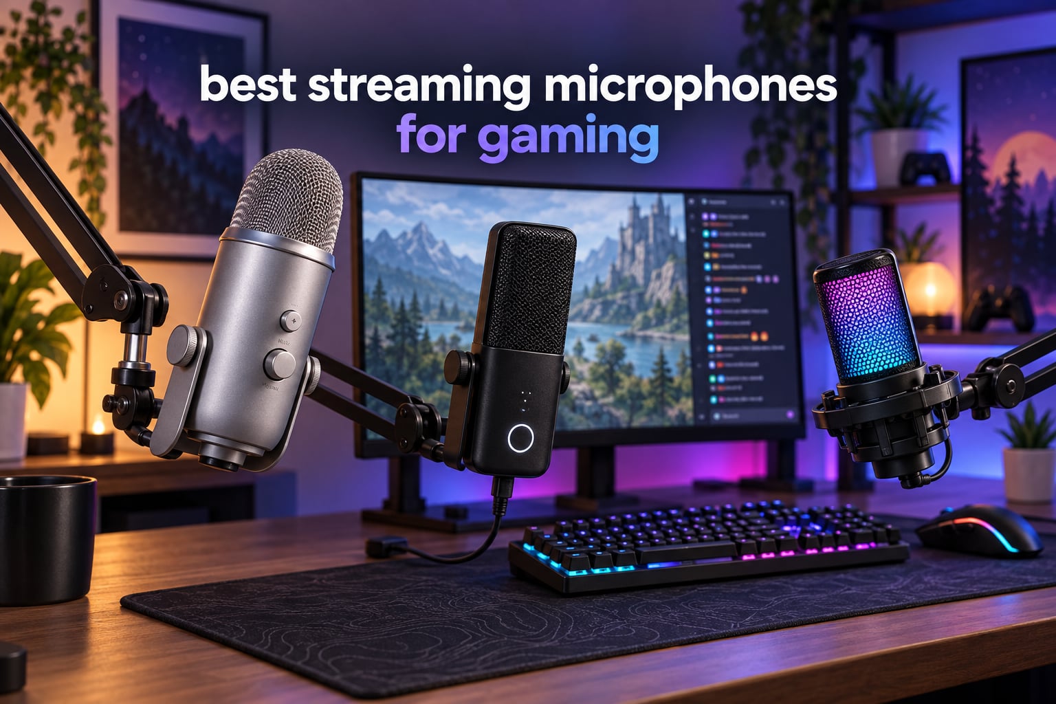 best streaming microphones for gaming