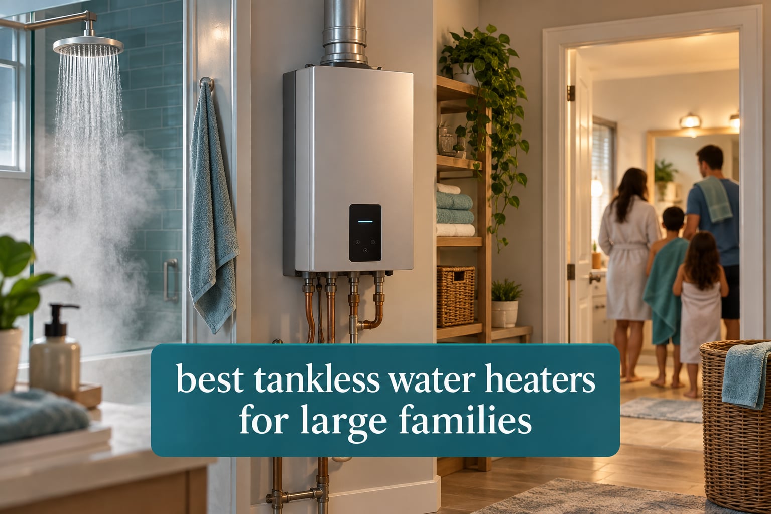 best tankless water heaters for large families