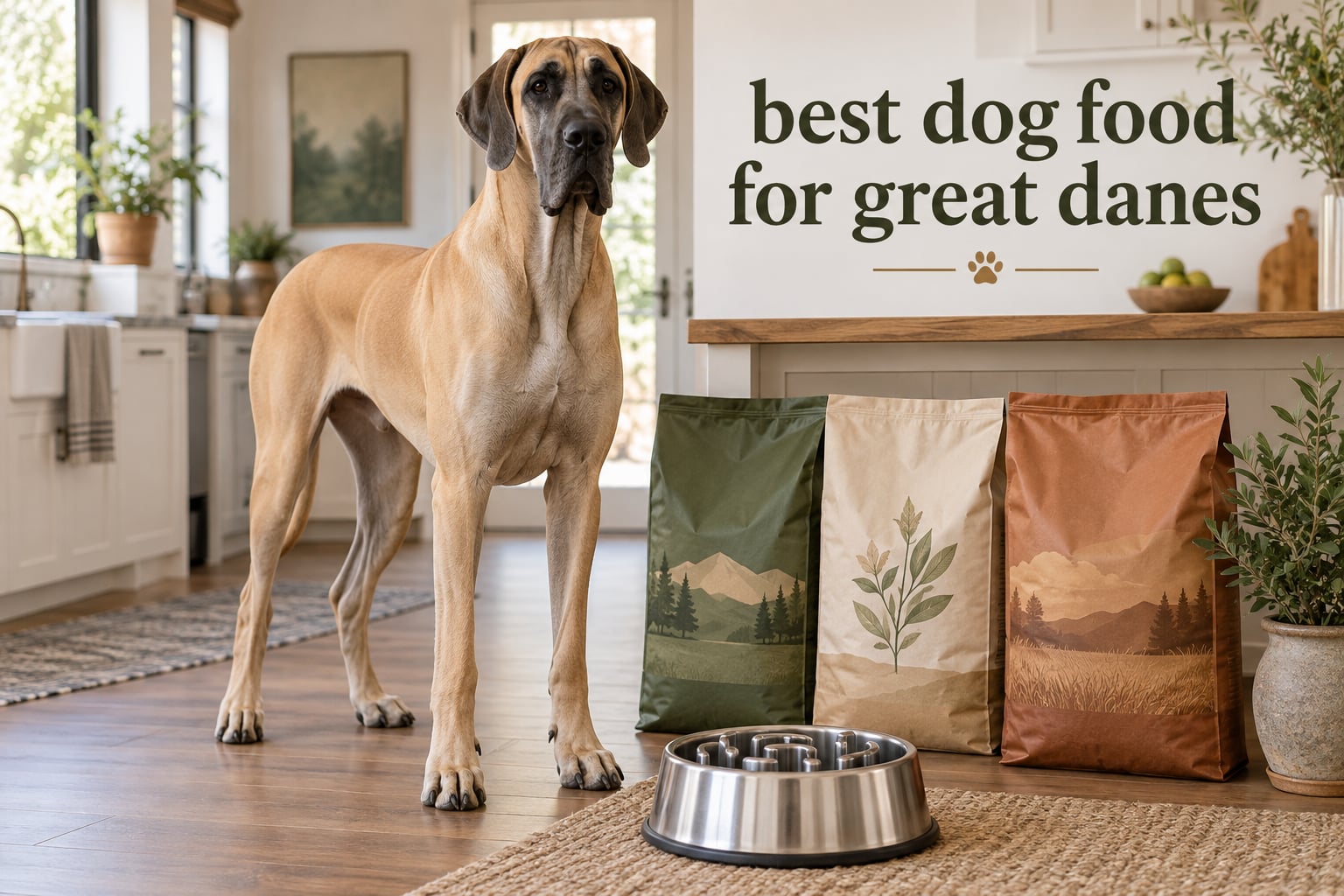 best dog food for great danes