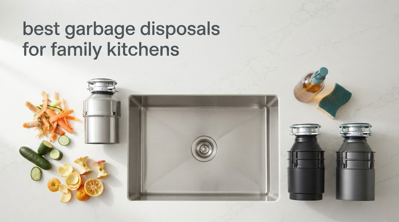 best garbage disposals for family kitchens
