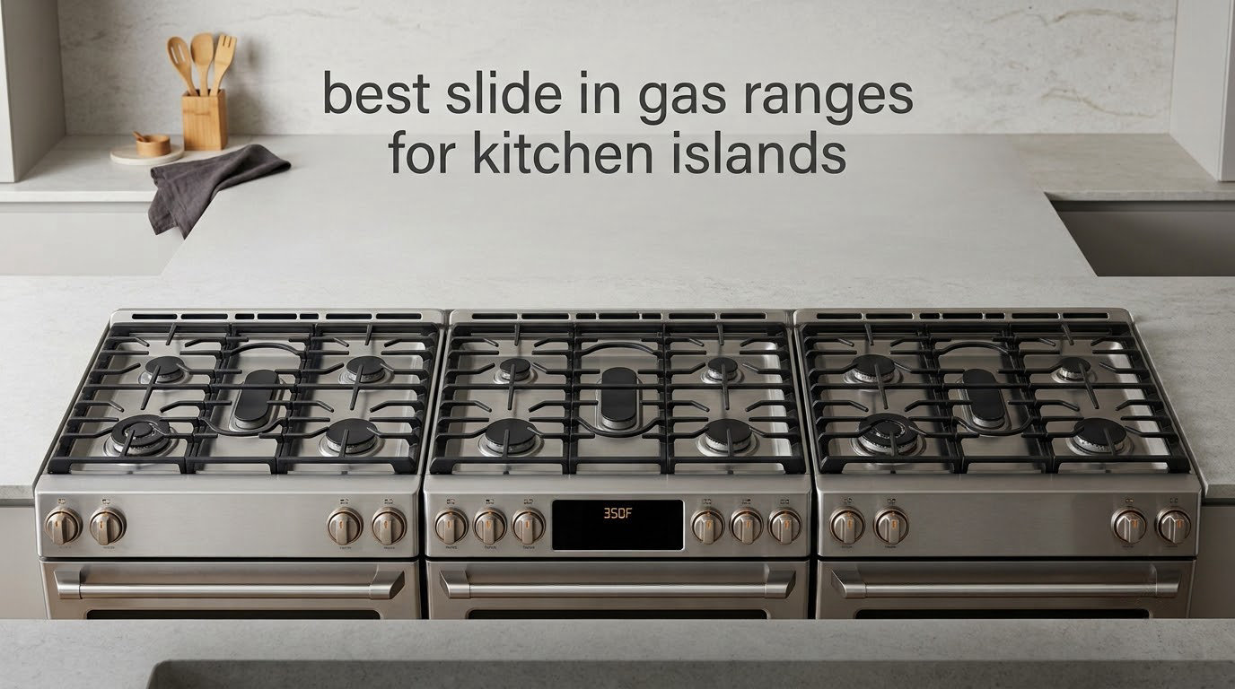 best slide in gas ranges for kitchen islands