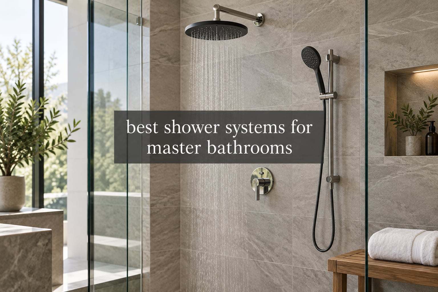 best shower systems for master bathrooms