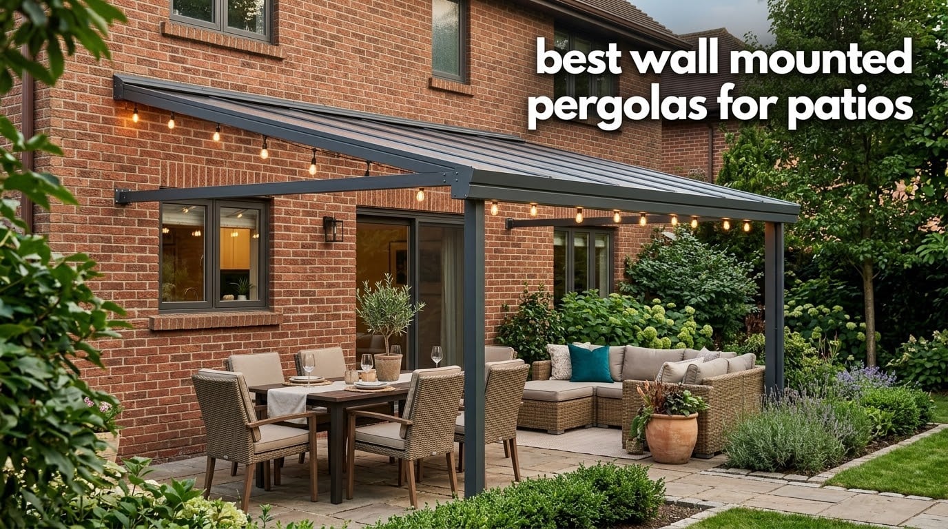 best wall mounted pergolas for patios